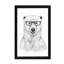 Geek Bear by Balazs Solti - Print on Canvas-42153871-89231841
