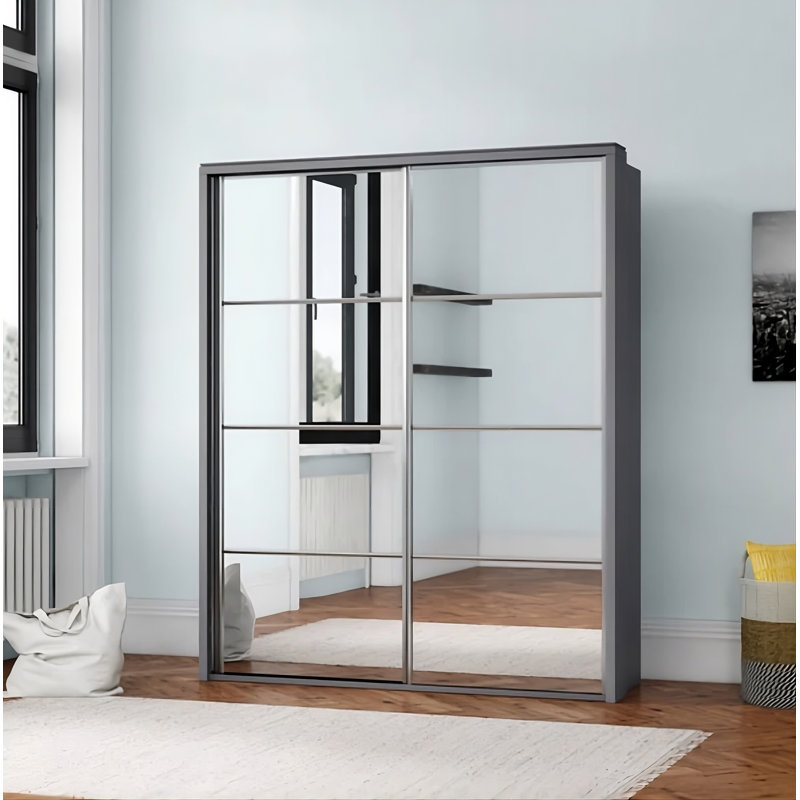 Babig 2 Door Manufactured Wood Wardrobe