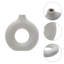 Branach Nordic Style Ceramic Round Vase in White-1247769947