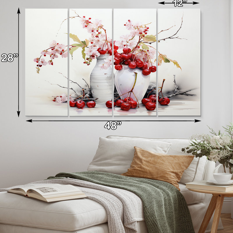 " Cherry Simplicity " 4 - Pieces
