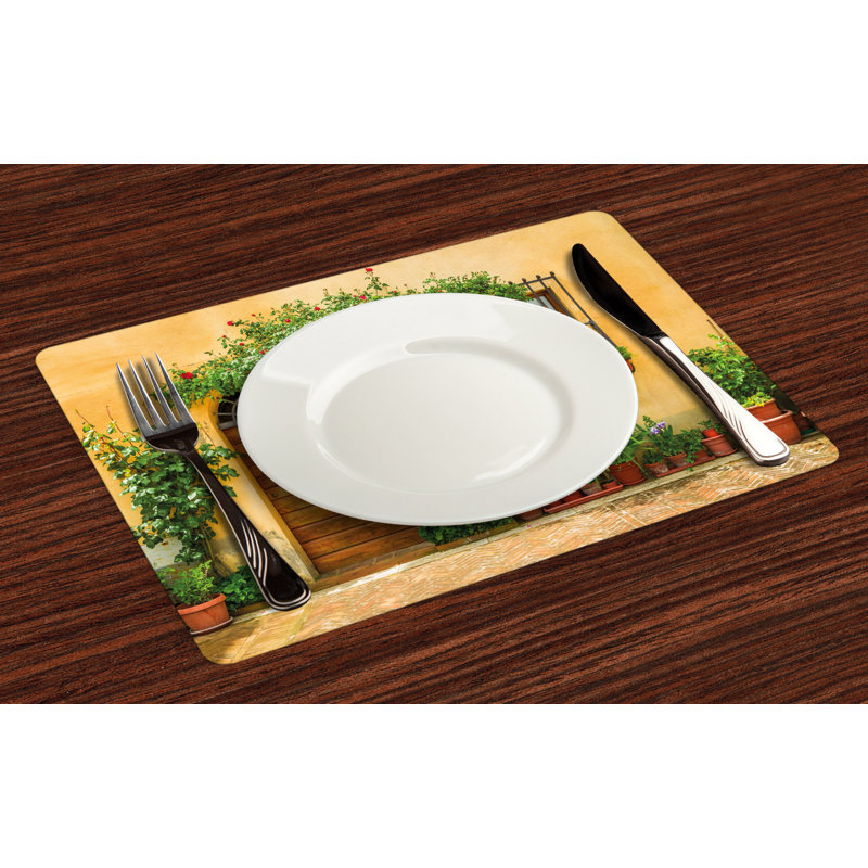Ashwaq Italy City Life in Tuscany Placemat
