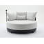 Fauteuil pivotant rond surdimensionné de 52,75 po-780448303