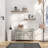 30" Farmhouse Storage Chest, Lift Top Box Organizer With Safety Hinge To Open Up 100° For Bedroom, Entryway, Living Room, Gray Wood Grain