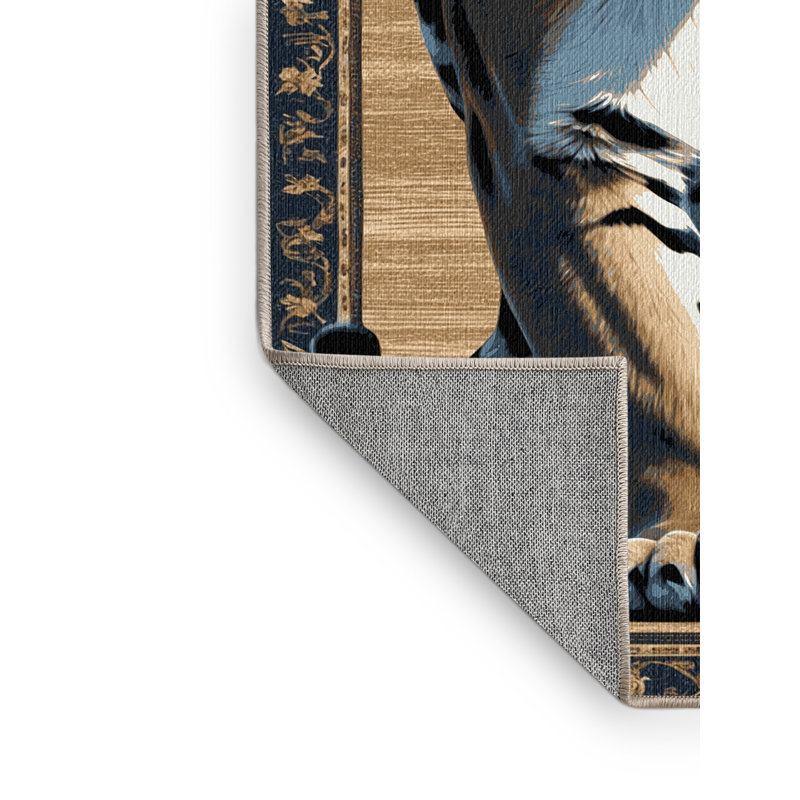 Washable Florida Panther Big Cats Area Rug, Runner 2' x 4'