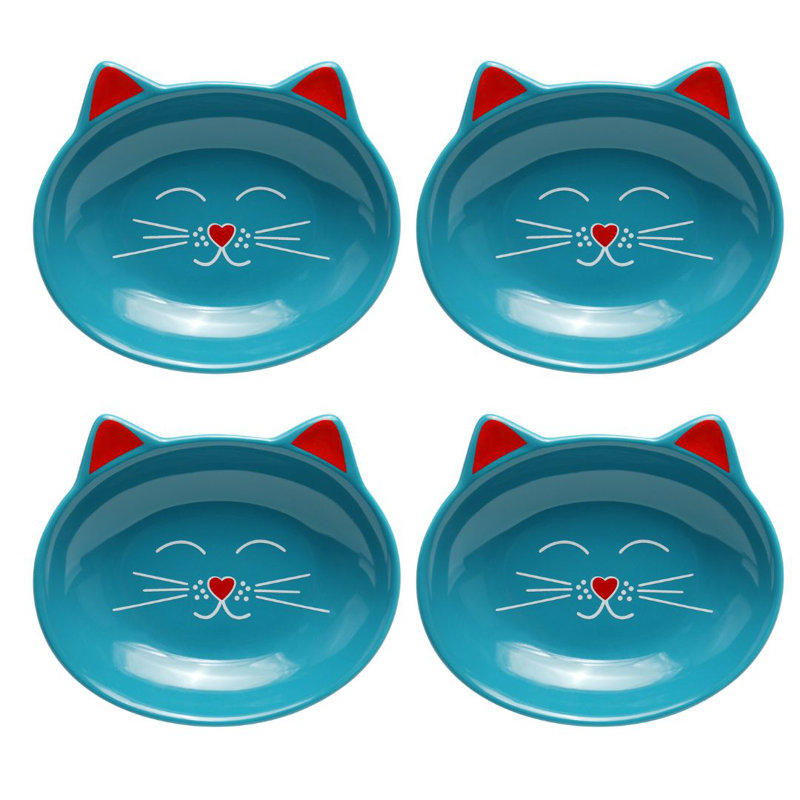 Plats pour chat Oscar, Bleu