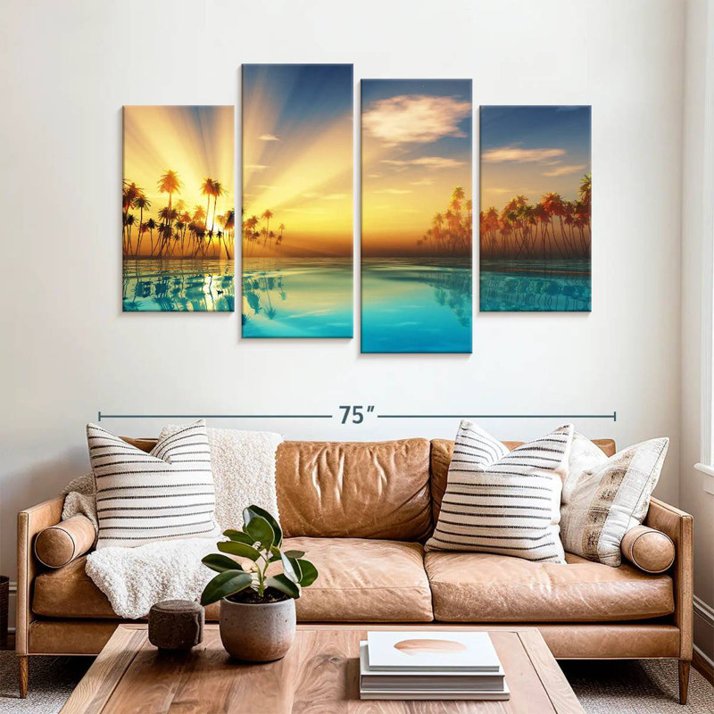 Gillard Palm Gillard Sun Rays, H 42 po x l 68 po