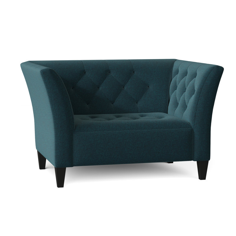 Carruth Upholstered Armchair, Vibe Tranquil Chenille
