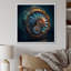 Bioluminescent Spiral Oceanic Astrolabe I - Abstract Spirals, art mural sur toile-1593039316-1399577072