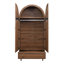 Armoire Vilora avec portes et tiroir en tissu, fabrication en panneau de fibres à densité moyenne, pieds en bois robustes