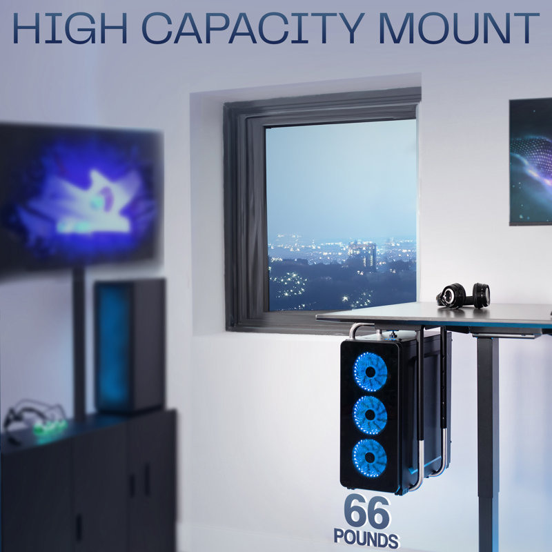 Heavy Duty Under Desk PC Mount