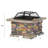 28" Concrete Wood Burning Outdoor Fire Pit Table With Lid-63152328