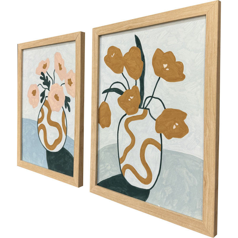 Whimsical Bloom Framed Art