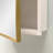Metal Framed White Cabinet