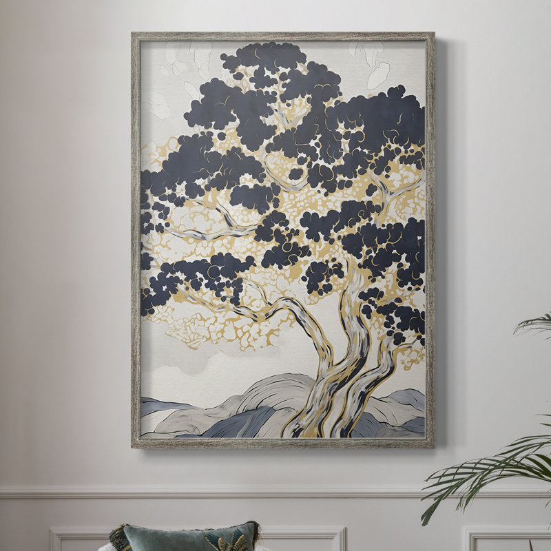 «LANDSCAPES Series CCIX», reproduction encadrée - bois massif, H 11 po x l 9 po