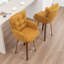 Tabourets de bar à double couche rembourrés de velours 27,95 po Zareon-1244625750