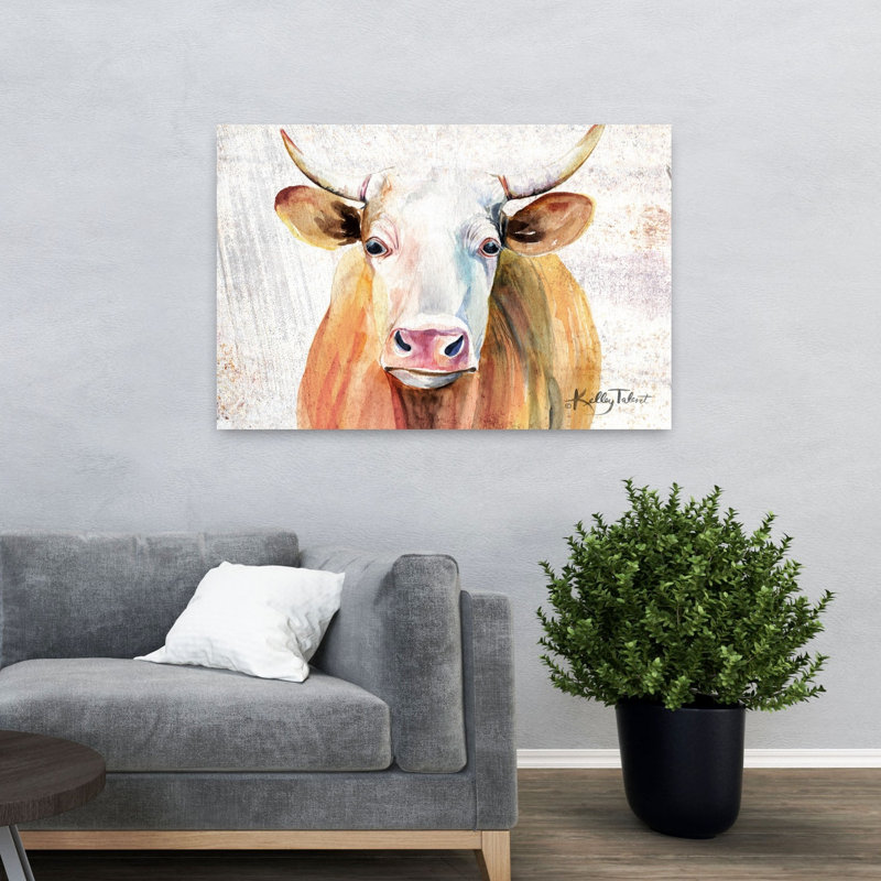 Art contemporain abstrait, Royal Steer, H 48 po x l 32 po