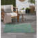 Mullican Sandy Solid Blue/Green Easy Care Indoor/Outdoor Area Rug