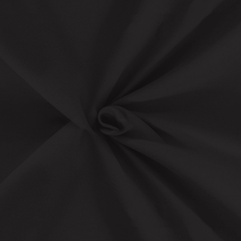 Soft & Breathable Microfiber Extra Deep Fitted Sheet, Black, Super King (6')