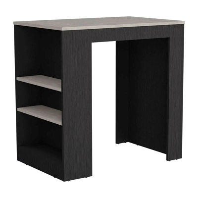 Kitchen Island With Storage Base In Wenge And Ibiza Marble