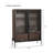 51.2'' Freestanding Display Cabinet With 2 Storage Drawers, Pantry With Glass Doors & LED Lighting, Curio Cabinet With Glass Door & 4-Tier Adjustable Shelves For Living Room, Kitchen, Office-166832337