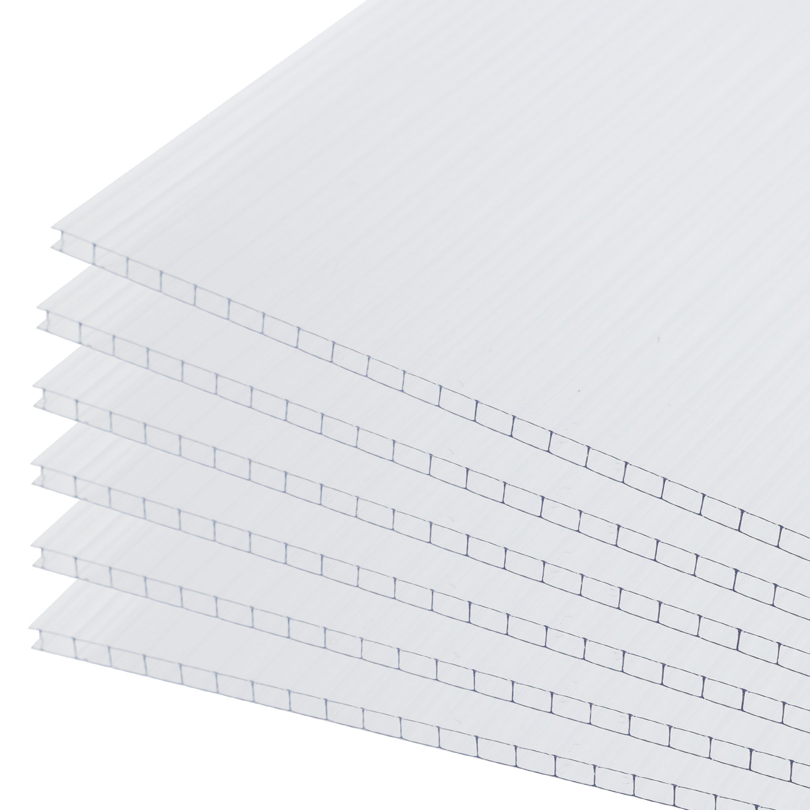 Aoodor 6 Pcs Twin-Wall Polycarbonate Panels &amp; Reviews | Wayfair