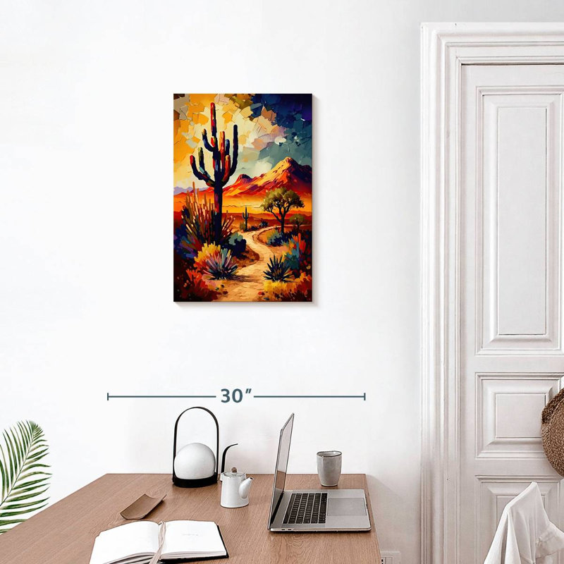 Alvord Sonoran Desert AZ I, H 24 po x l 16 po