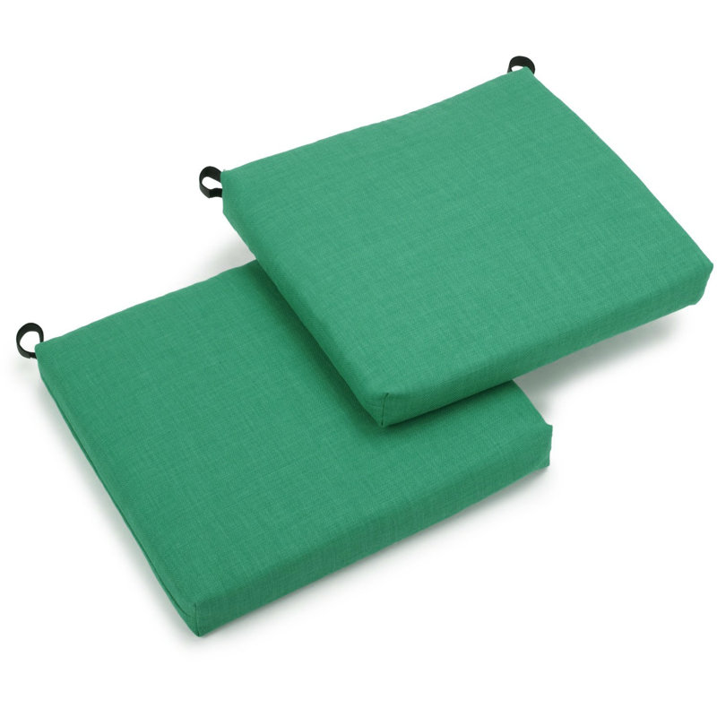 Coussin de chaise d’extérieur adirondack, H 3,5 po x l 20 po x P 17 po, Citron
