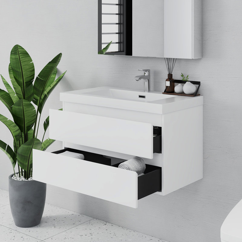 Armoire de salle de bain murale intégrée 36 pouces Minimalist