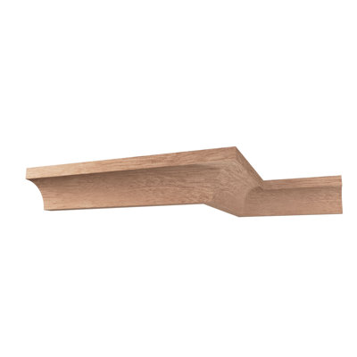 Moulure en bois massif de qualité Cove pour bois franc l 100 po x P 5/8 po x L 96 po.