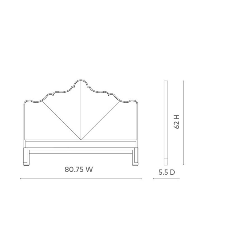 Victoria Headboard, King