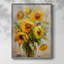 Reproduction encadrée FLORAL Series CDXLIX - bois massif-791157144