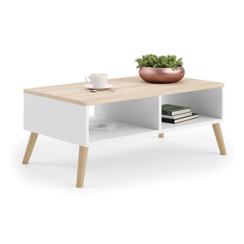 Monahan Four Leg Coffee Table, Sonoma Oak