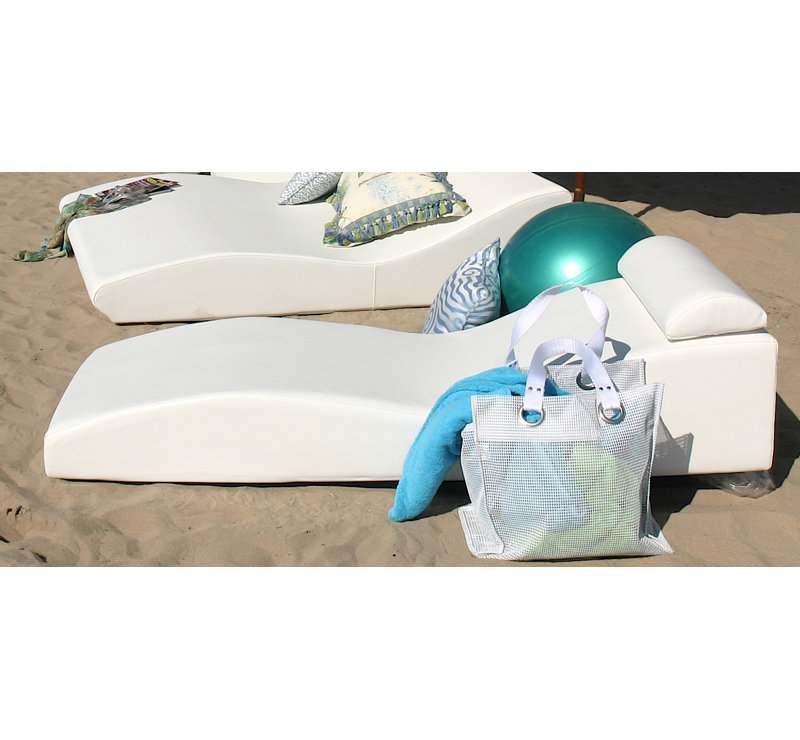 Surf Low Pro Outdoor Chaise Lounge, Bluebird