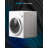 3.6 Cu. Ft. Compact Electric Dryer wiht Stainless Steel Drum, 4 Modes &Front Loading Design