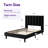 Modern Velvet Upholstered Platform Bed with Headboard, No Box Spring Needed-1133392924-1092655359