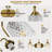 3-Light Modern Dimmable Bathroom Vanity Light with Dimpled Glass Shades-95373240