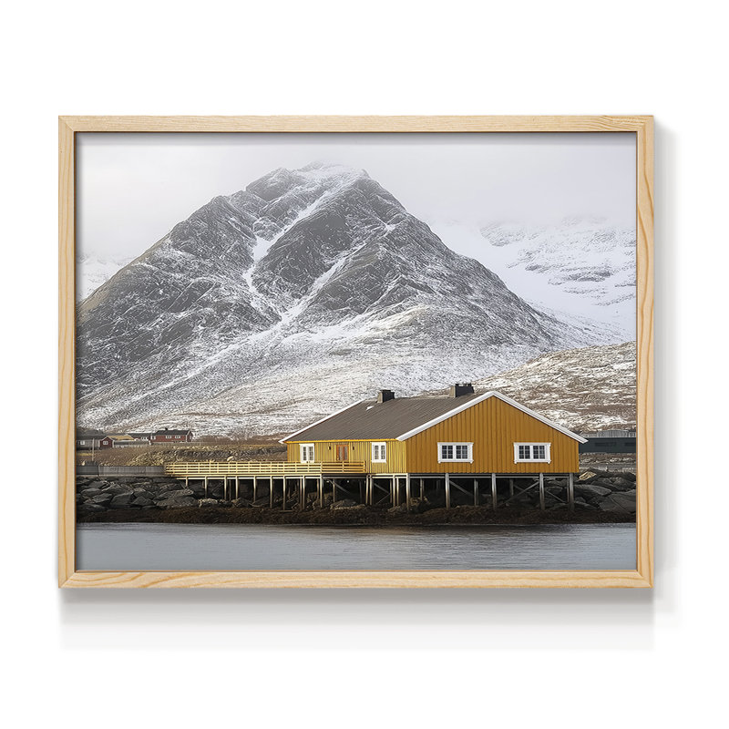 LANDSCAPES Series XLVIII -Framed Print - Restickable, H 22 po x l 28 po