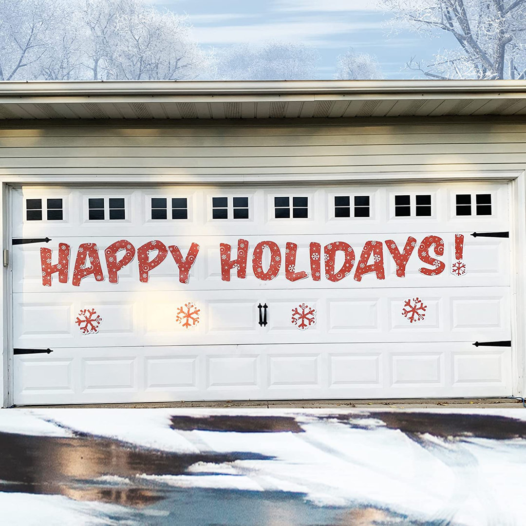 Happy Holidays Door Mural The Holiday Aisle®