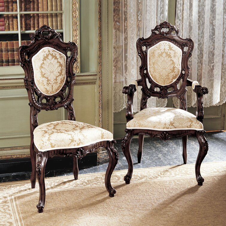 Design Toscano Louis XV Fauteuil de Bureau Chair