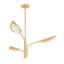 Levin Chandelier in Aged Brass-502170158-502170156