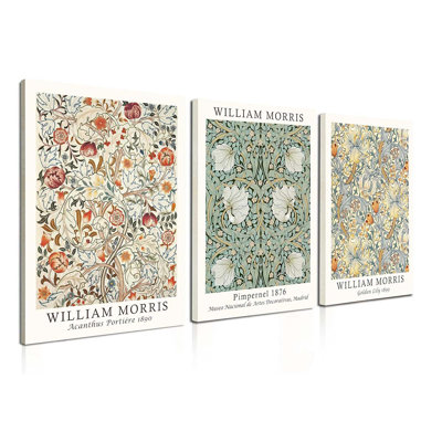 3 Piece Wrapped Canvas Wall Art