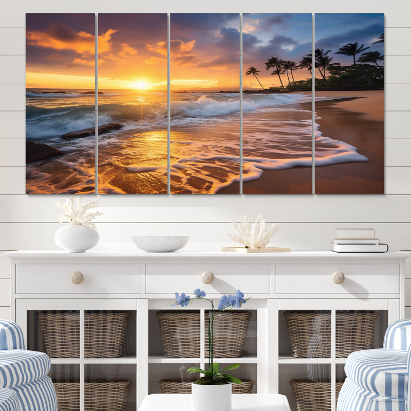 Beach Photo Sunset Serenade 9 pièces