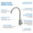 Single Handle High-arc Kitchen Faucet-104199882