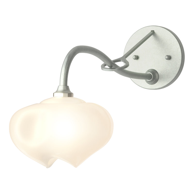 Ume 1 - Light Hardwired Armed Sconce, Vintage Platinum