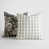 Gray Floral Striped/ Black Distressed Floral