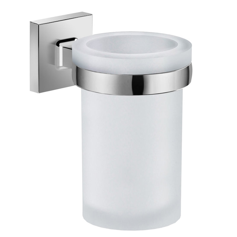 Ottilie Ottilie Toothbrush Holder, Chrome