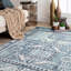 Tapis intérieur/extérieur bleu Robinett-696213326