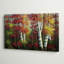 «Indian Summer», reproduction d'art sur toile tendue en rouge / vert / jaune-17126073