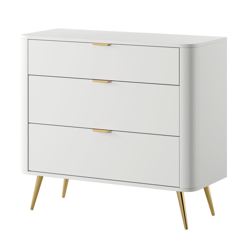 Babbett 93 cm W Chest of 3 Drawers