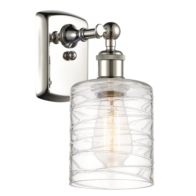 Shauna Armed Sconce, Polished Nickel